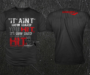 tee shirt design for a boxing event | Print Design by TRHZ