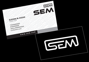 Business Card Design by Elkana Letting