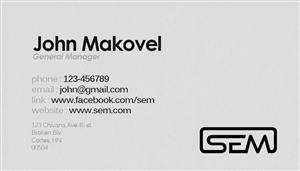 Business Card Design by Attaf Othman for this project | Design: #3698257