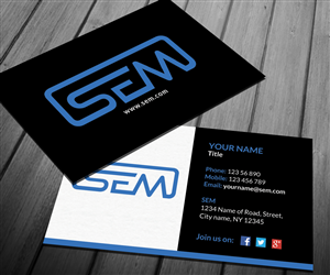 Business Card Design by Sarah Haroon for this project | Design: #3700040
