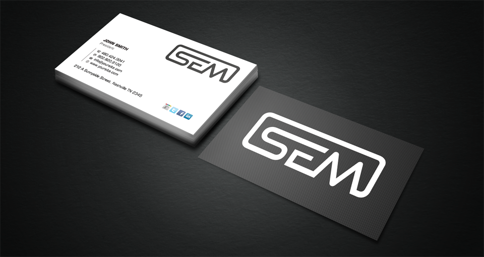 Business Card Design by Sarah Mathews for this project | Design #3703786