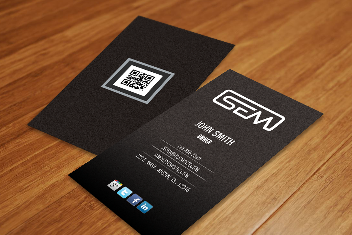 Business Card Design by Sarah Mathews for this project | Design #3705680
