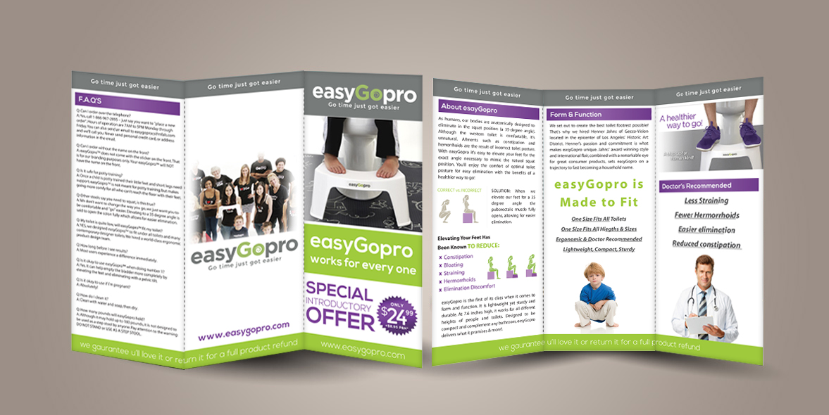 Brochure Design by Tallman Creative Design Studio for C Spot Run Entertainment | Design #3744058