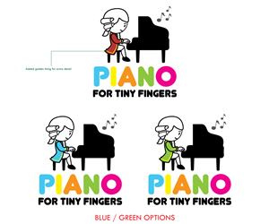 Logo Design by L'Anonyme for Piano for Tiny Fingers | Design: #3737109