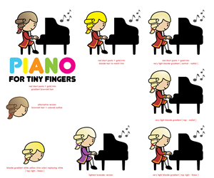 Logo Design by L'Anonyme for Piano for Tiny Fingers | Design: #3740563