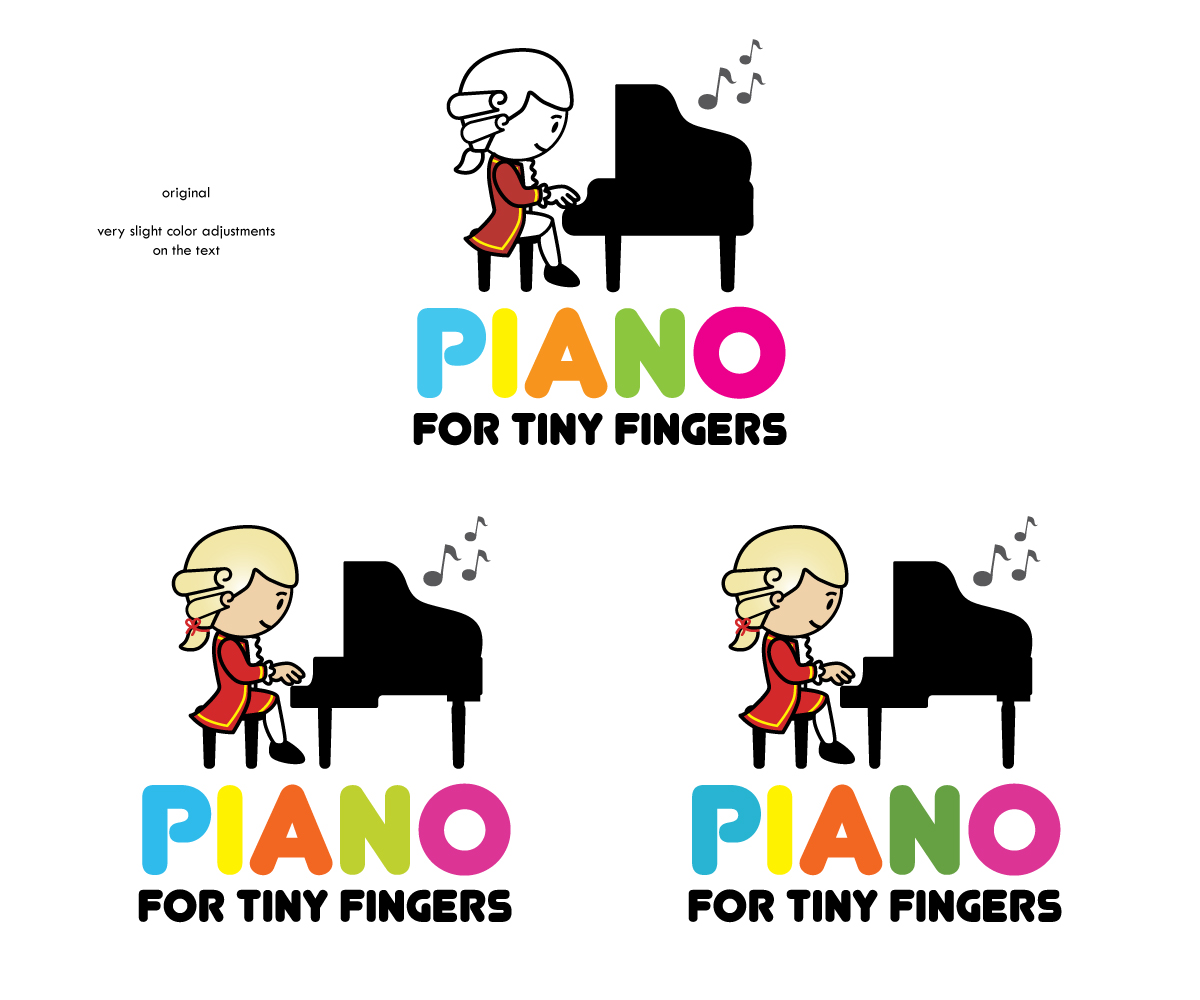 Logo Design by L'Anonyme for Piano for Tiny Fingers | Design #3743421