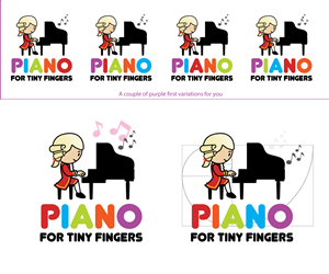 Logo Design by L'Anonyme for Piano for Tiny Fingers | Design: #3744730