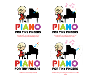 Logo Design by L'Anonyme for Piano for Tiny Fingers | Design: #3744731
