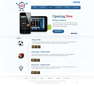 Web Design by pb for inplaymaker | Design: #1086431