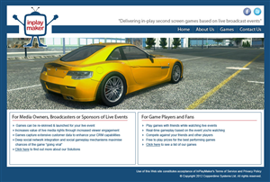 Web Design by pb for inplaymaker | Design: #980413