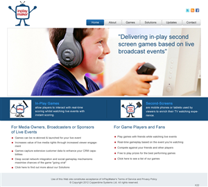 Web Design by pb for inplaymaker | Design: #984770