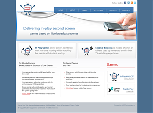 Web Design by pb for inplaymaker | Design: #984771