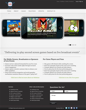 Web Design by Oxygen Creatives for inplaymaker | Design: #1049899