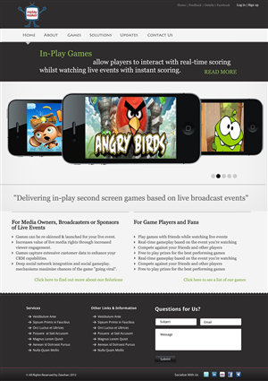 Web Design by Oxygen Creatives for inplaymaker | Design: #1058356
