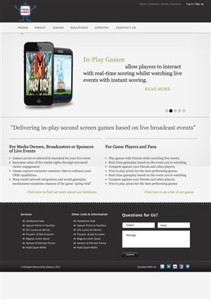 Web Design by Oxygen Creatives for inplaymaker | Design: #1064134