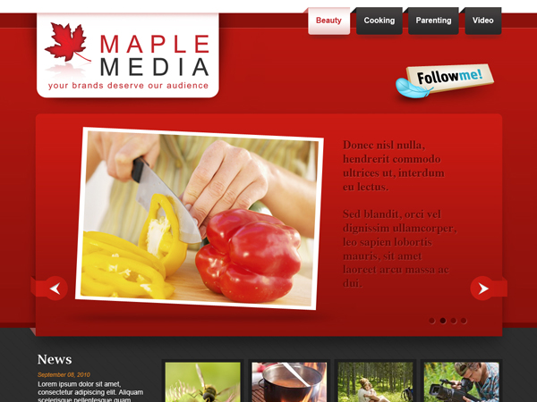 Web Design by John Mark Corpus for this project | Design #116228