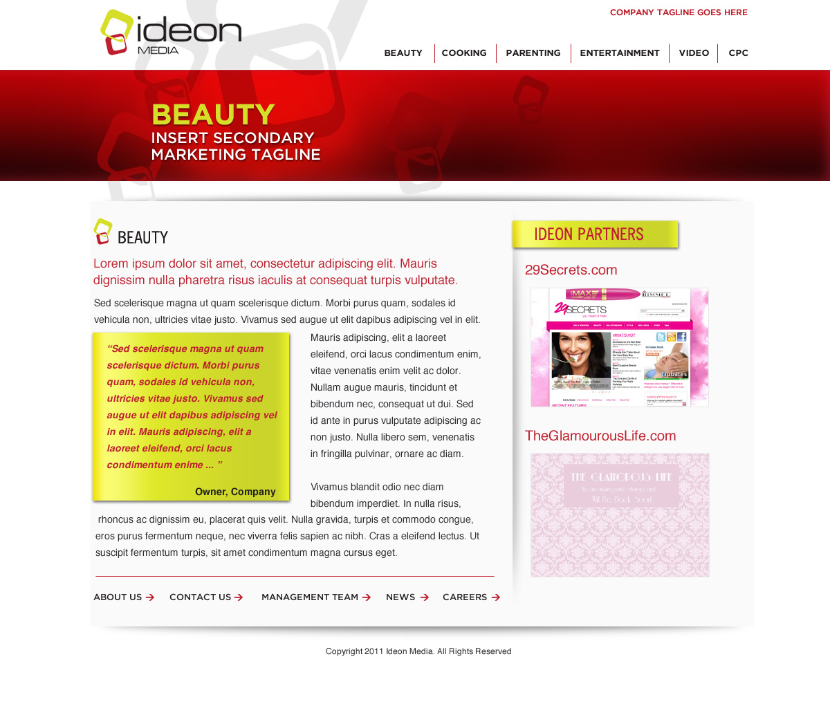 Web Design par Fielding Ideas pour ce projet | Design #189964