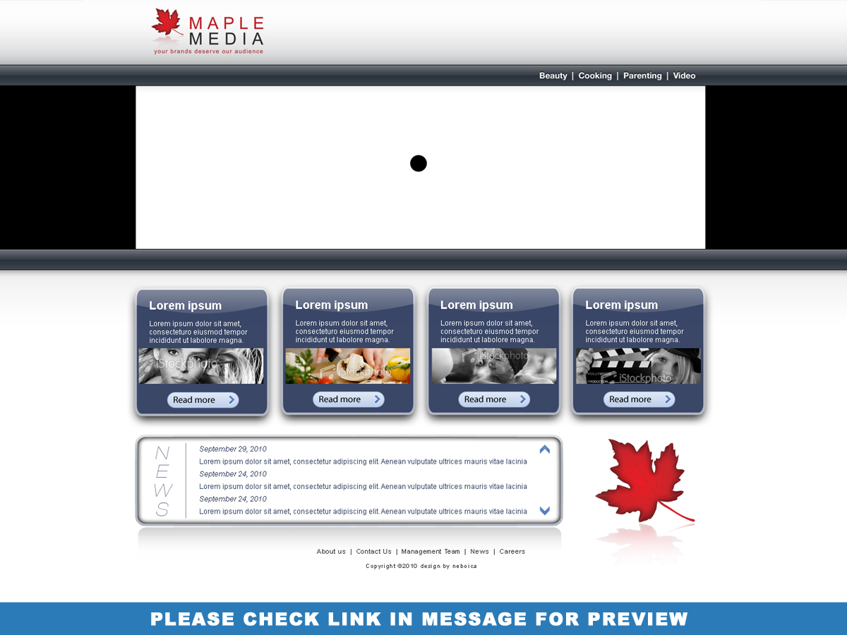Web Design by neboica for this project | Design #118114