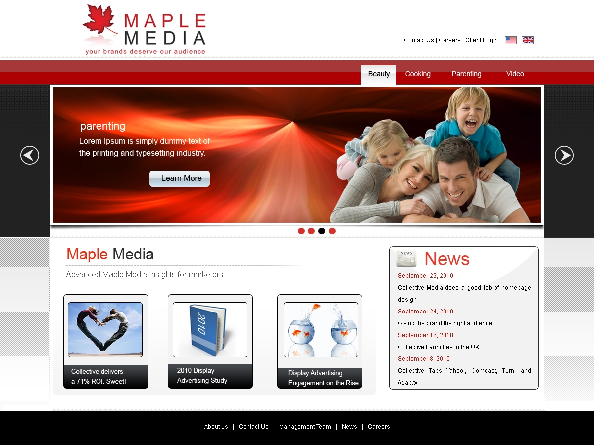 Diseño Web por Mayank Patel para este proyecto | Diseño #117052