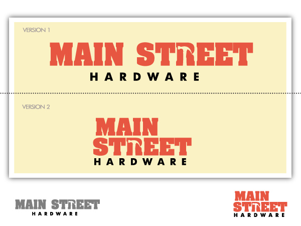 Logo Design by webart for Main Street Hardware | Design #991579