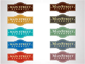 Logo Design by Brain.Art for Main Street Hardware | Design: #1015085