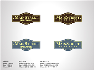 Logo Design by Brain.Art for Main Street Hardware | Design: #1031249