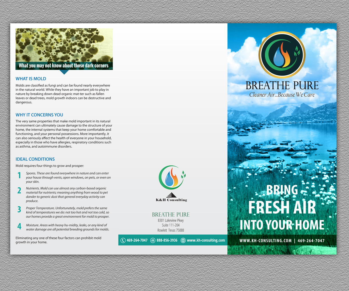 Brochure Design by Andrew1965 for K & H Consulting | Design #3812837