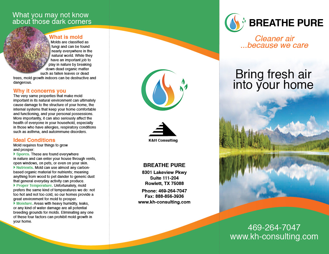 Diseño de Brochure por PAS-CREATIVE para K & H Consulting | Diseño #3823761