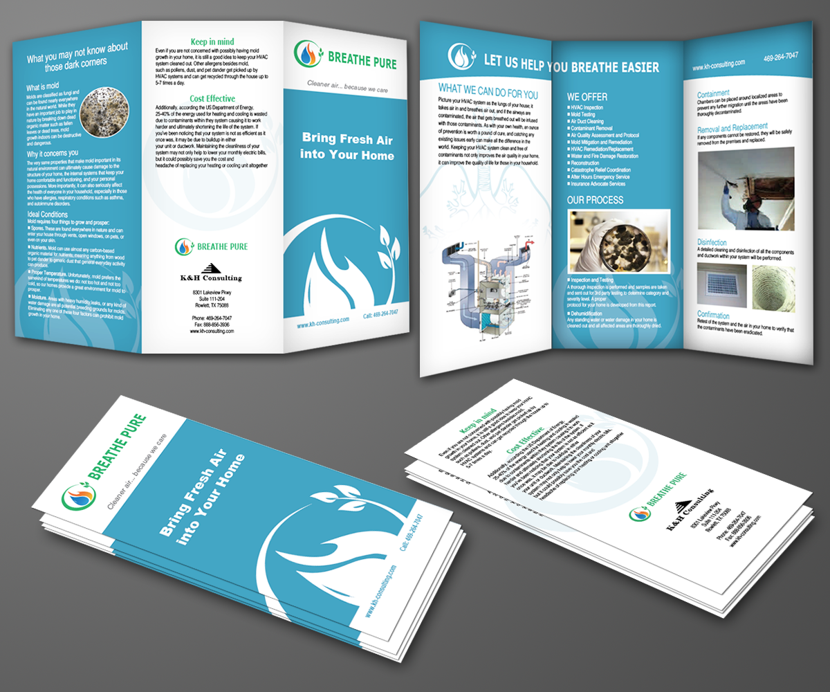 Design de Brochure par kousik pour K & H Consulting | Design #3820320