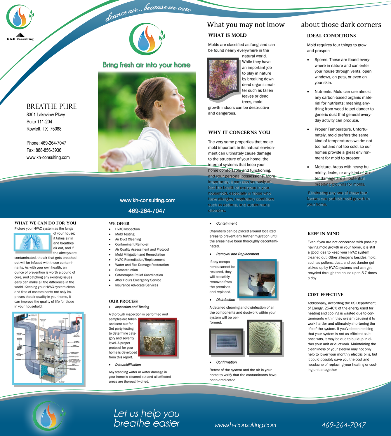 Brochure Design by AdonisRexha for K & H Consulting | Design #3865734