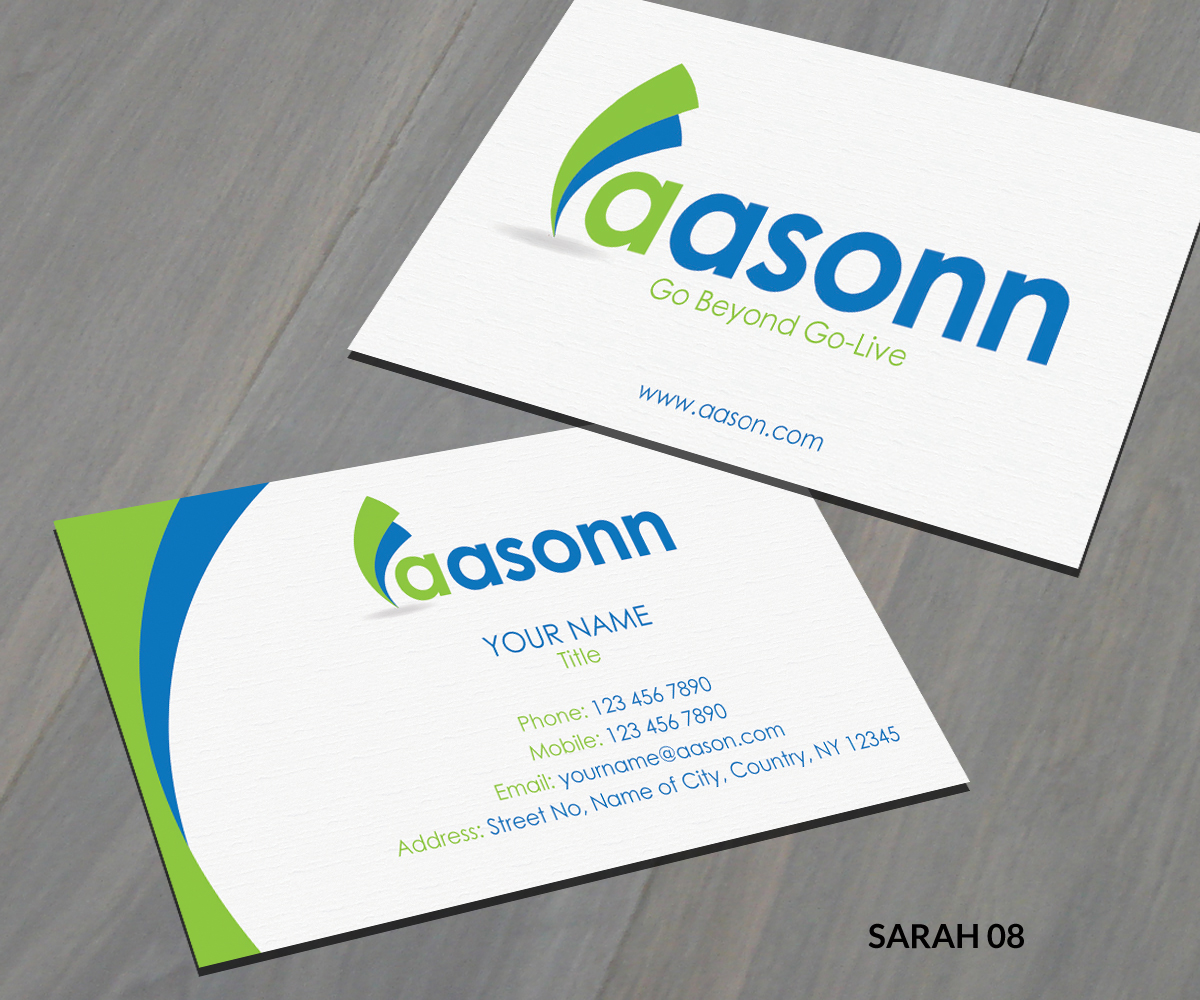 Business Card Design by Sarah Haroon for this project | Design #3710406