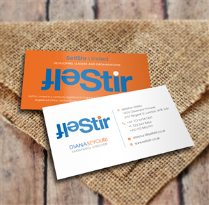 Business Card Design by a7mddz for SelfStir Limited | Design: #3703581