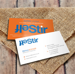 Business Card Design by a7mddz for SelfStir Limited | Design: #3703587