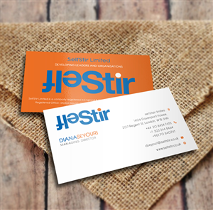Business Card Design by a7mddz for SelfStir Limited | Design: #3703612