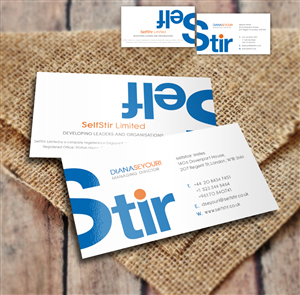 Business Card Design by a7mddz for SelfStir Limited | Design: #3703759