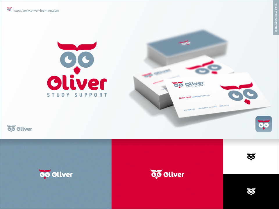 Oliver Study Support Logo by Raoul Camion