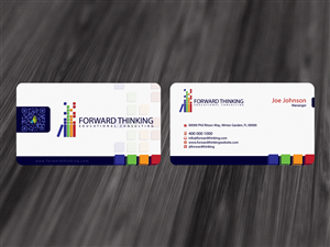 Design de Carte de Visite par diRtY.EMM pour Forward Thinking EDU | Design : #972521