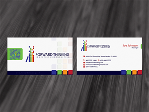 Design de Carte de Visite par diRtY.EMM pour Forward Thinking EDU | Design : #973870