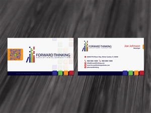 Design de Carte de Visite par diRtY.EMM pour Forward Thinking EDU | Design : #973871