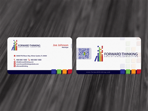 Design de Carte de Visite par diRtY.EMM pour Forward Thinking EDU | Design : #974410