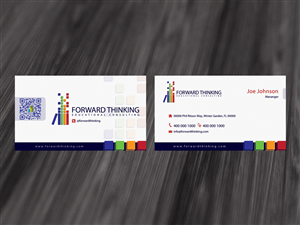 Design de Carte de Visite par diRtY.EMM pour Forward Thinking EDU | Design : #975618
