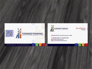 Design de Carte de Visite par diRtY.EMM pour Forward Thinking EDU | Design : #975620