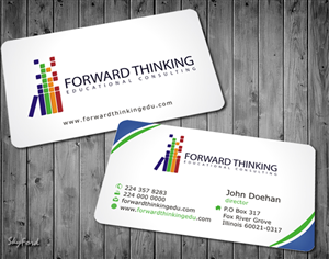 Design de Carte de Visite par SKYdesign pour Forward Thinking EDU | Design : #974991