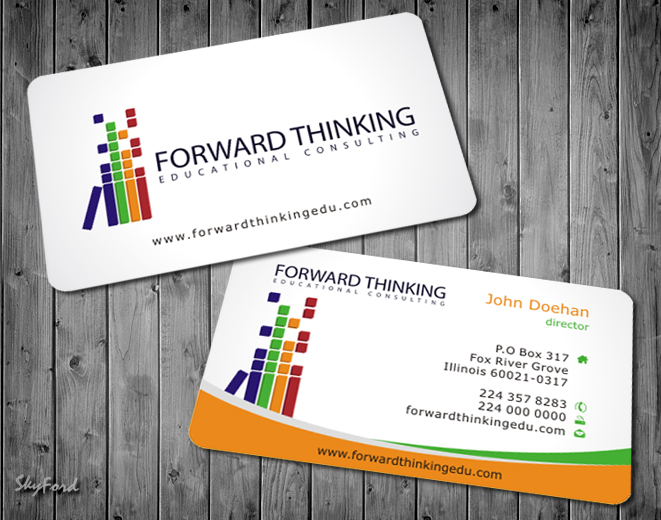 Design de Carte de Visite par SKYdesign pour Forward Thinking EDU | Design #974992