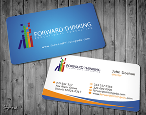 Design de Carte de Visite par SKYdesign pour Forward Thinking EDU | Design : #974998