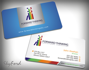 Design de Carte de Visite par SKYdesign pour Forward Thinking EDU | Design : #975000