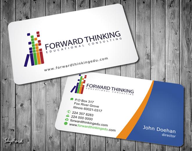 Design de Carte de Visite par SKYdesign pour Forward Thinking EDU | Design #975005