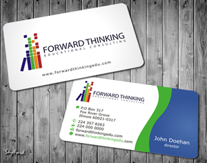 Design de Carte de Visite par SKYdesign pour Forward Thinking EDU | Design : #975006