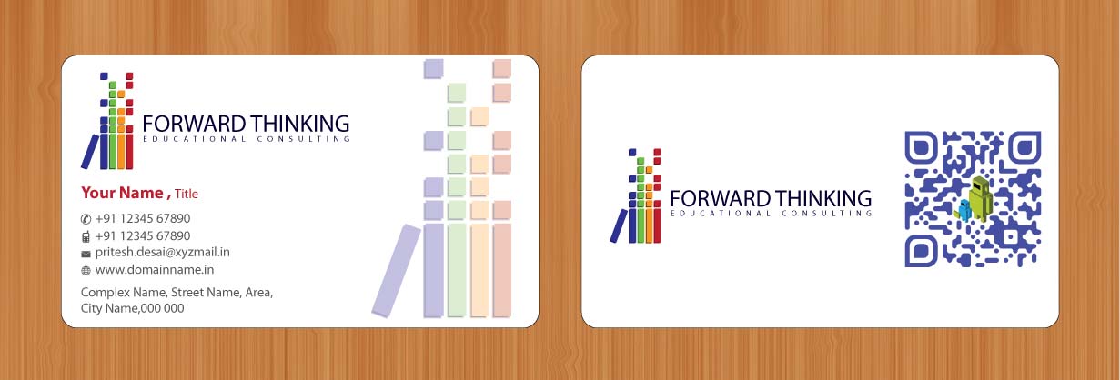 Business Card Design by Sbss for Forward Thinking EDU | Design #974440