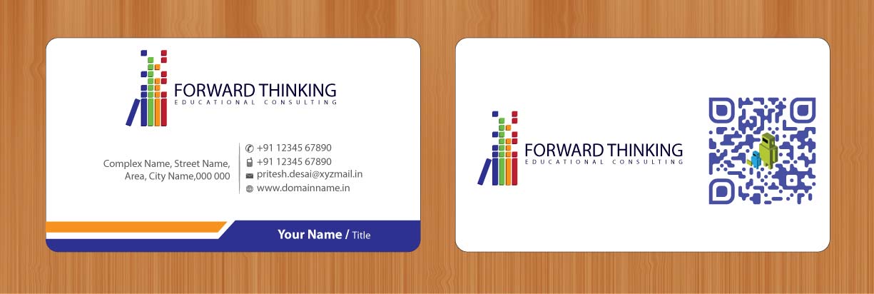 Design de Carte de Visite par Sbss pour Forward Thinking EDU | Design #974442